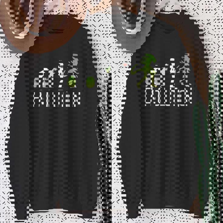 マン・エイリアンの進化 スウェットシャツ 年配の女性への贈り物