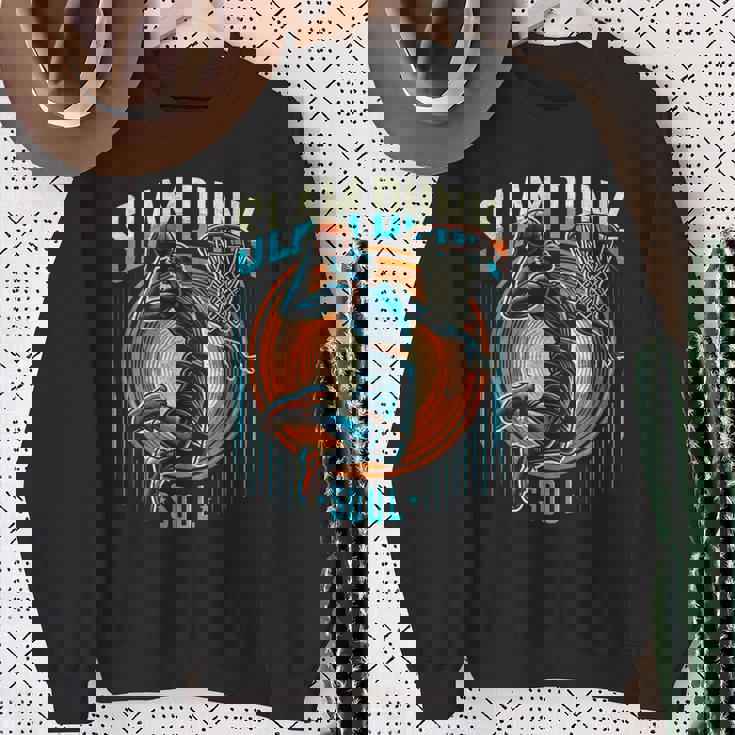 マーチ カレッジ バスケットボール スラム ダンク ソウル レトロ バスケットボール スウェットシャツ 年配の女性への贈り物