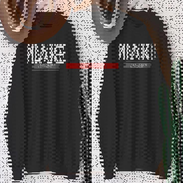 ミルウォーキー ウィスコンシン お土産 ヴィンテージ ウィスコンシン ミルウォーキー スウェットシャツ 年配の女性への贈り物