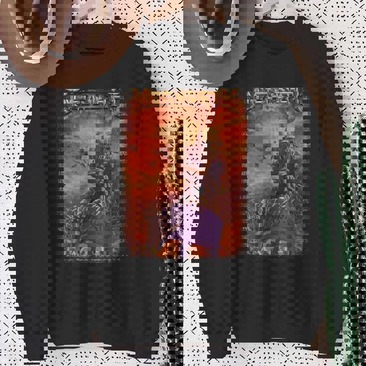 メガデス スケルトン不動産業者 スウェットシャツ 年配の女性への贈り物