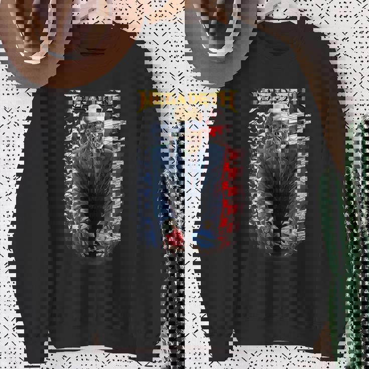 メガデス 振るう手榴弾 スウェットシャツ 年配の女性への贈り物