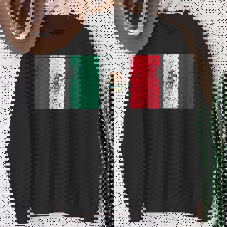 メキシコ国旗グラフィック メンズ レディース キッズ スウェットシャツ 年配の女性への贈り物