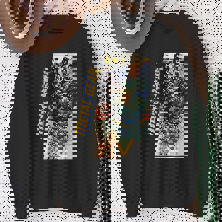 メタルギアボックス アート タクティカル スパイ活動 レトロゲーマー スウェットシャツ 年配の女性への贈り物