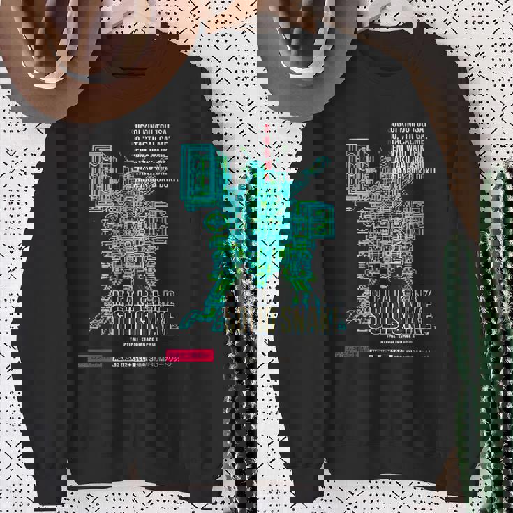 メタルギアボックス アートジャパン レトロ ゲーマー クラシック 8ビット ステルス スウェットシャツ 年配の女性への贈り物