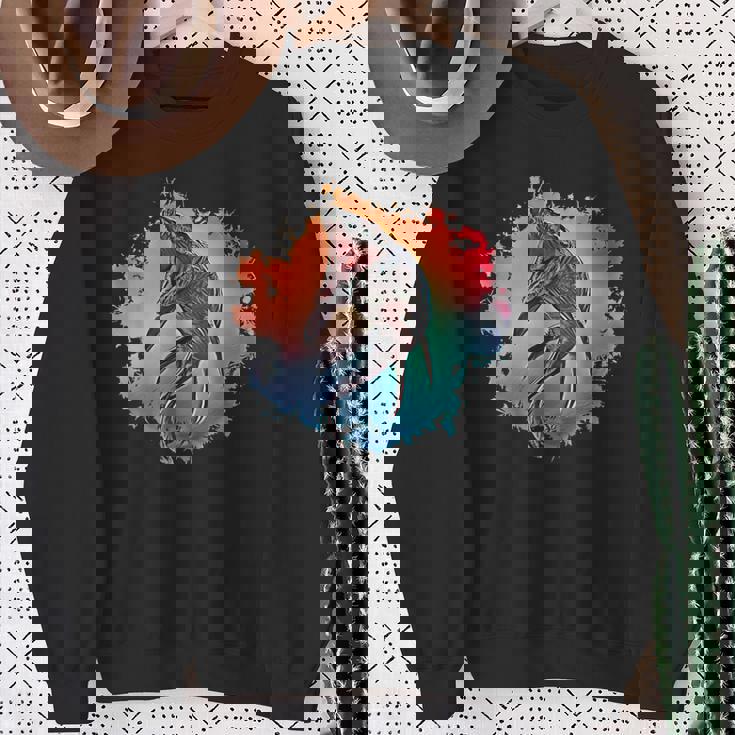 モササウルス 恐竜 ディノサワ 肉食恐竜 スウェットシャツ 年配の女性への贈り物