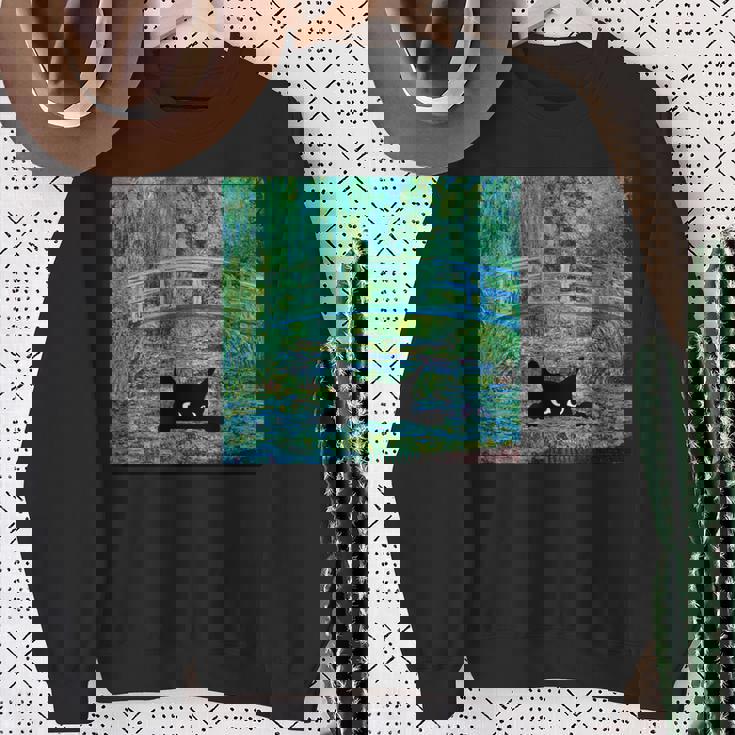 モネの睡蓮の池 スウェットシャツ 年配の女性への贈り物