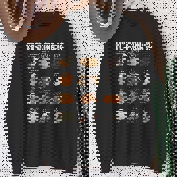 モルモットの種類 ふわふわポテト愛好家 キッズ ペット モルモット。 スウェットシャツ 年配の女性への贈り物