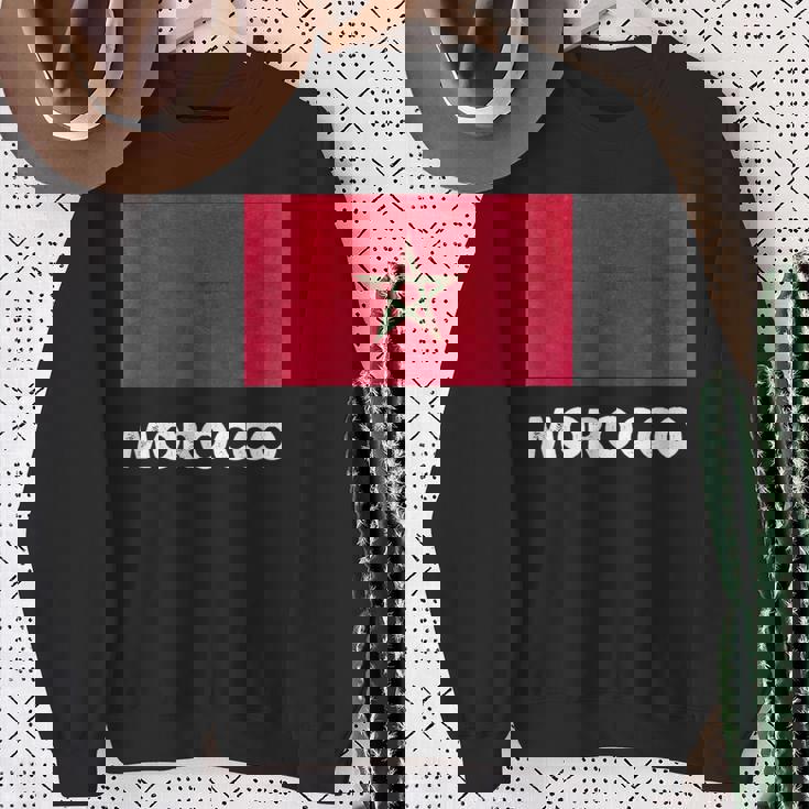 モロッコ国旗tシャツ スウェットシャツ 年配の女性への贈り物