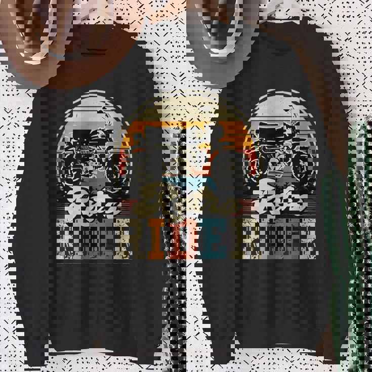 モンキー 原付 バイク レトロ ライダー ヴィンテージ 日本 クラシック スウェットシャツ 年配の女性への贈り物