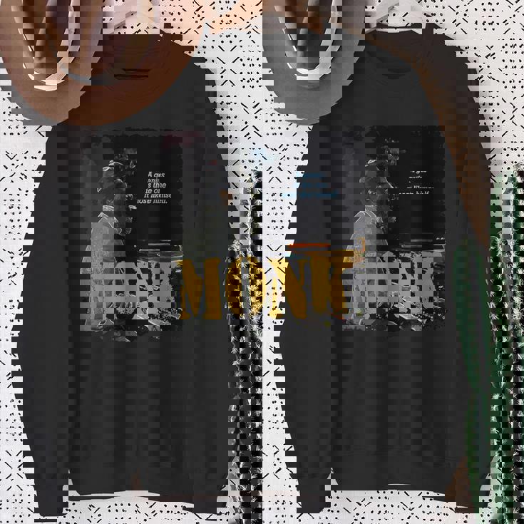 モンクジャズ 知恵 ピアニスト ミュージシャン スウェットシャツ 年配の女性への贈り物