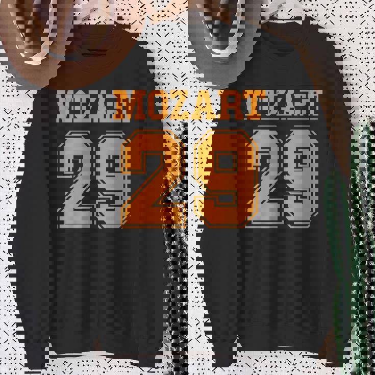 モーツァルト29交響曲面白いスポーツ Mozart 29 スウェットシャツ 年配の女性への贈り物