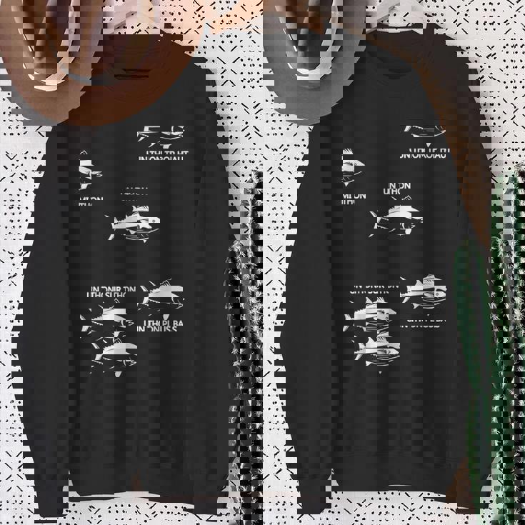 ユーモア マグロの魚の引用 漁師ファン向け スウェットシャツ 年配の女性への贈り物