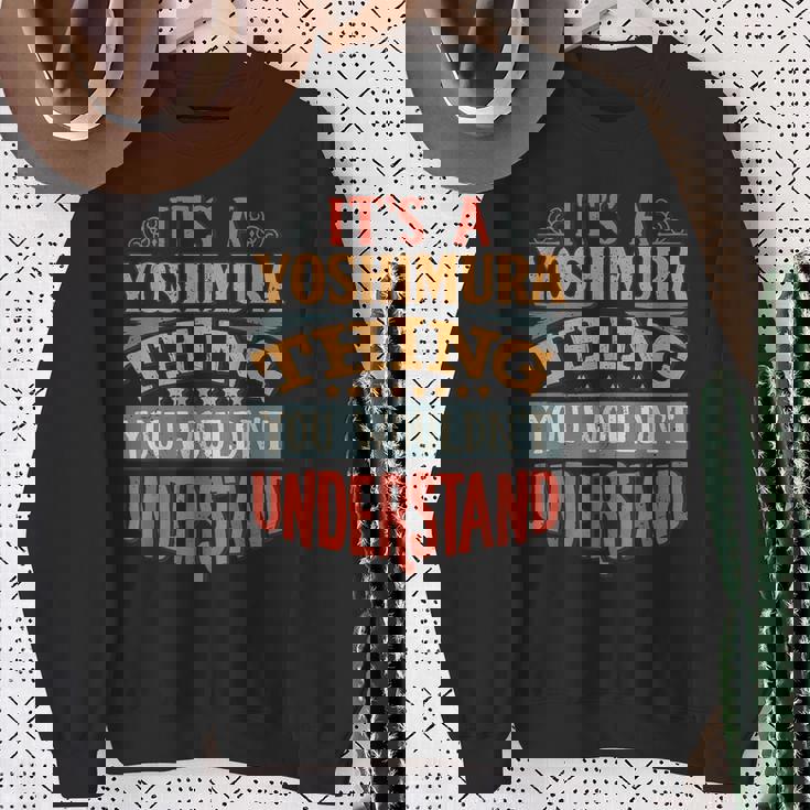 ヨシムラ 名前 スウェットシャツ 年配の女性への贈り物