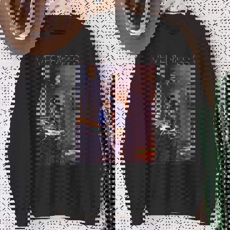 ヨハネス フェルメール 芸術家のための芸術 地理学者 スウェットシャツ 年配の女性への贈り物