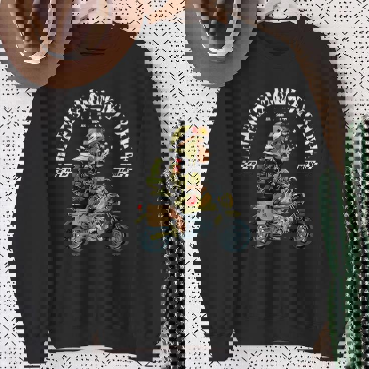 ライフ・イズ・ア・モンキーバイクジャパン スウェットシャツ 年配の女性への贈り物