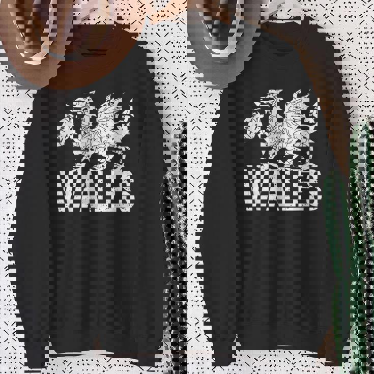 ラグビーウェールズドラゴン ウェールズ メンズ レディース ボーイズ ガールズ ウェールズ スウェットシャツ 年配の女性への贈り物