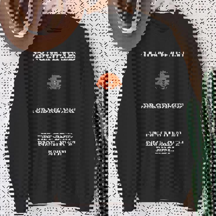 ラストプログラミング ユーモア ラスタ海観覧会 レンタルチェック 失敗 スウェットシャツ 年配の女性への贈り物