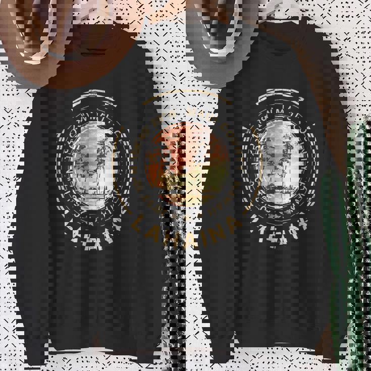 ラハイナ ハワイ マウイ ハワイアン スウェットシャツ 年配の女性への贈り物