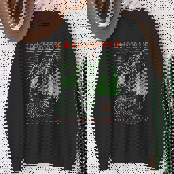 ラファイエット コロラド クール 旅行 お土産 素朴なラファイエット スウェットシャツ 年配の女性への贈り物