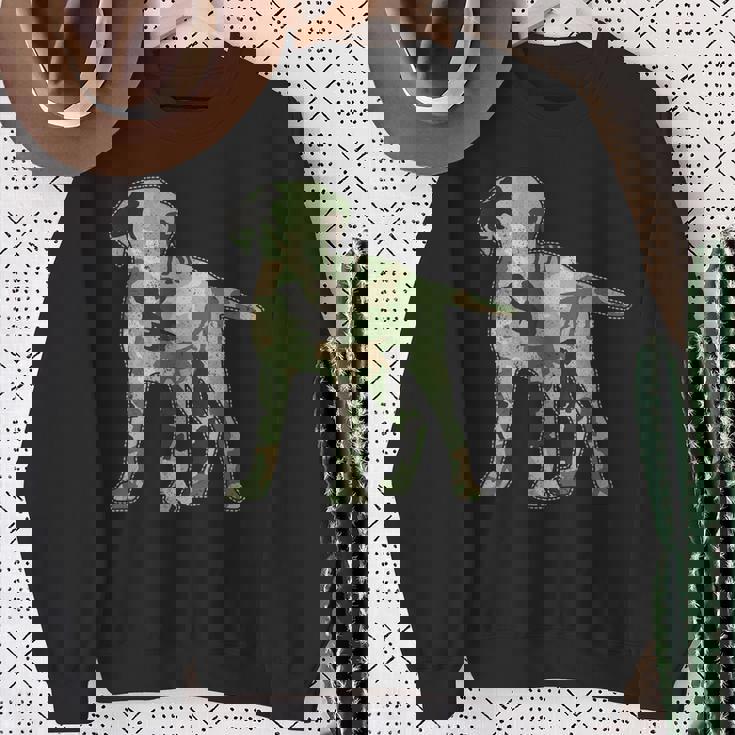 ラブラドール 迷彩 スウェットシャツ 年配の女性への贈り物