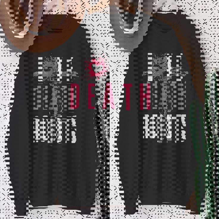 ラブ・デス・ロボット スウェットシャツ 年配の女性への贈り物