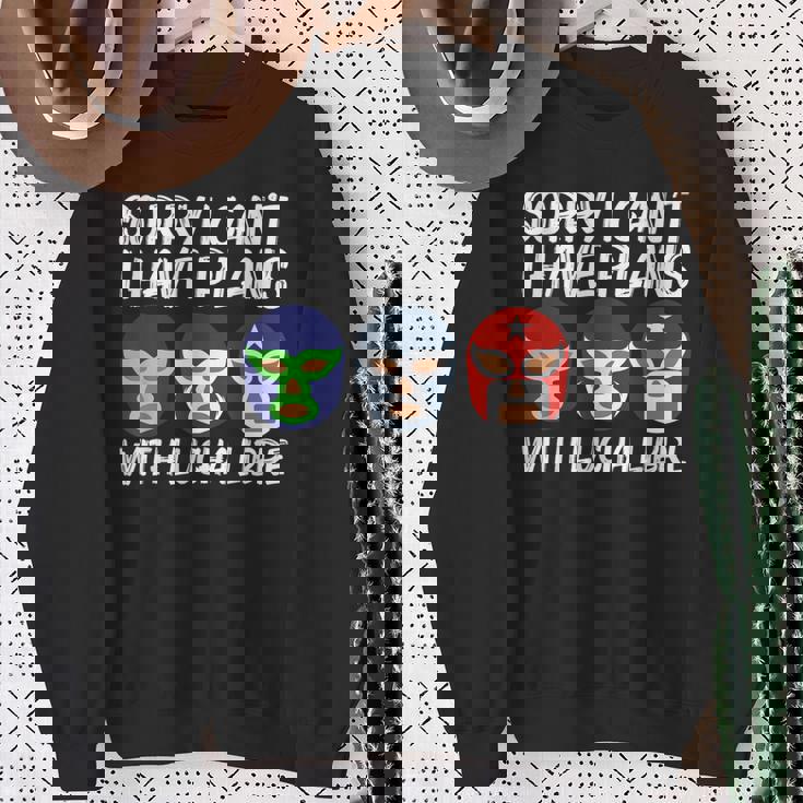 ルチャリブレ メンズ レディース ルチャール メキシカンレスラー スウェットシャツ 年配の女性への贈り物