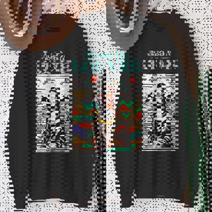 ルーヴル美術館 アールデコ モナリザ スウェットシャツ 年配の女性への贈り物