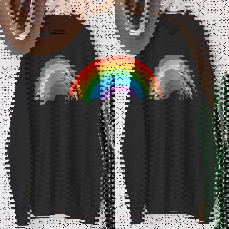 レインボーデザイン レインボー スウェットシャツ 年配の女性への贈り物