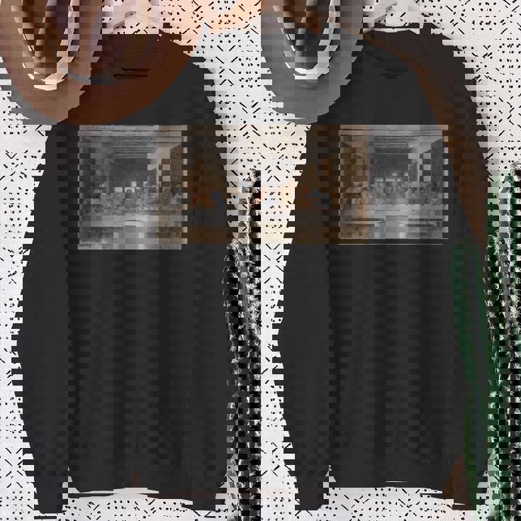 レオナルド・ダ・ヴィンチ作 最後の晩餐L'ultima Cena スウェットシャツ 年配の女性への贈り物