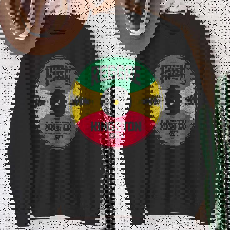 レゲエ ミュージック ビニールレコード キングストン ジャマイカ ヴィンテージ ジャマイカ スウェットシャツ 年配の女性への贈り物