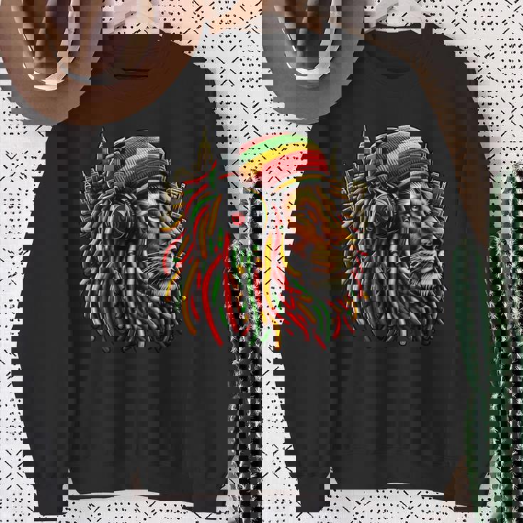 レゲエ服 メンズ ルーツ ラスタライオン 420 ジャマイカ スウェットシャツ 年配の女性への贈り物