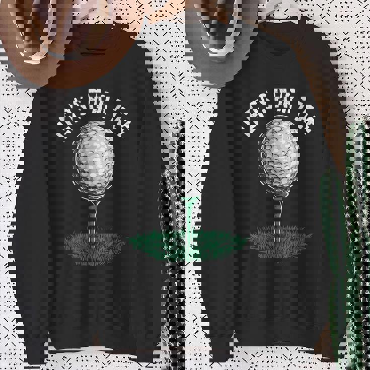 レッツパーティー 面白いゴルフ愛好家 ゴルファー ゴルフ愛好家 スウェットシャツ 年配の女性への贈り物