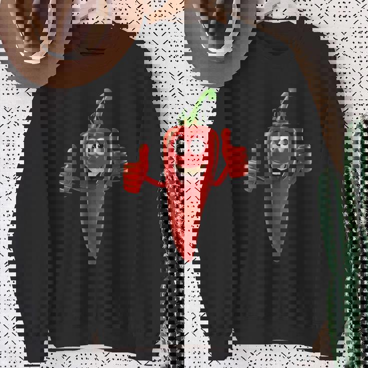 レッドパプリカ スウェットシャツ 年配の女性への贈り物