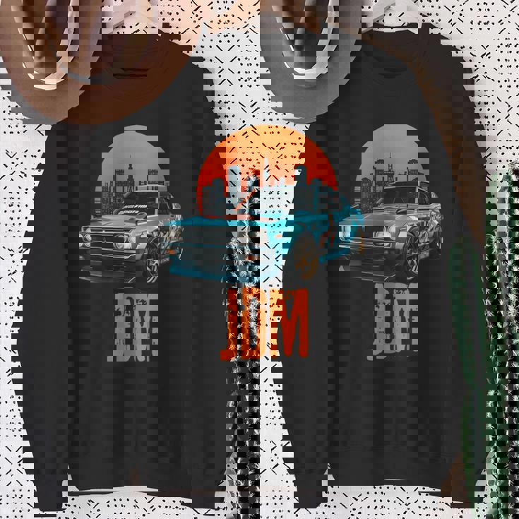 レトロ Jdm 和 ドリフト レーシング チューニング 車 東京 スカイライン スウェットシャツ 年配の女性への贈り物