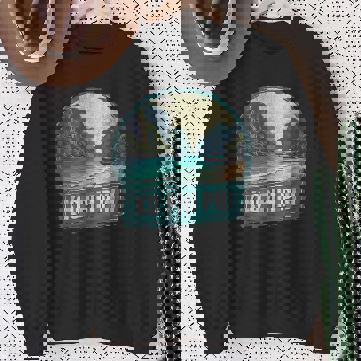 レトロ コ ピピ 風景 ヴィンテージ お土産 スウェットシャツ 年配の女性への贈り物