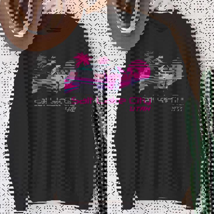 レトロ ソルトレイクシティ ユタ スウェットシャツ 年配の女性への贈り物