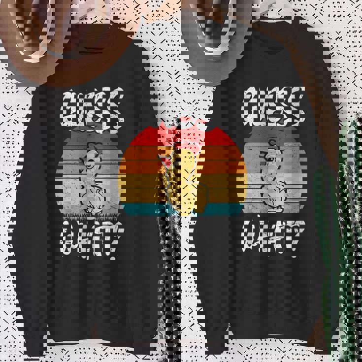 レトロ ヴィンテージ Guess What チキンバット スウェットシャツ 年配の女性への贈り物