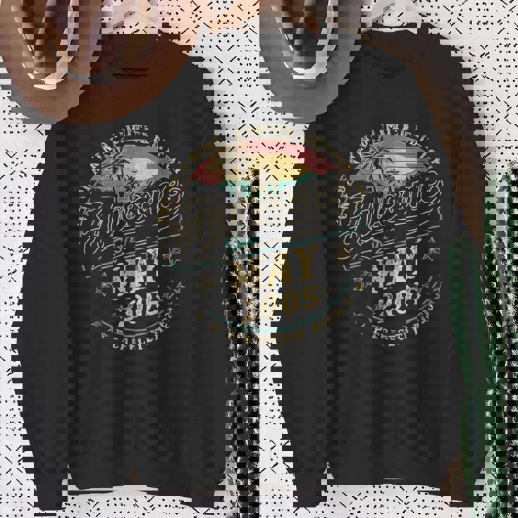 レトロな20歳の男性向け誕生日プレゼント 2005年5月 20歳 スウェットシャツ 年配の女性への贈り物