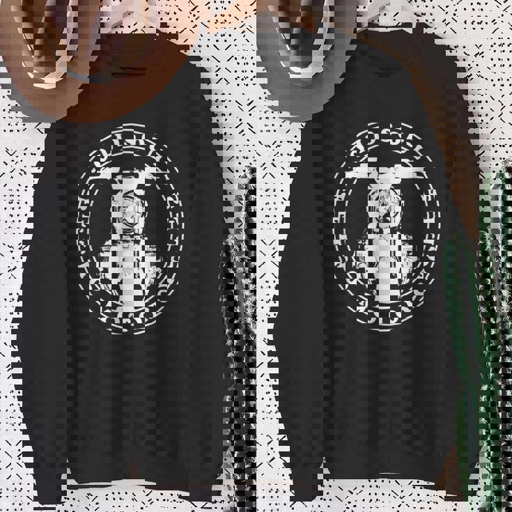 レトロバイク R Ninet フロントビュー レタリング付き スウェットシャツ 年配の女性への贈り物