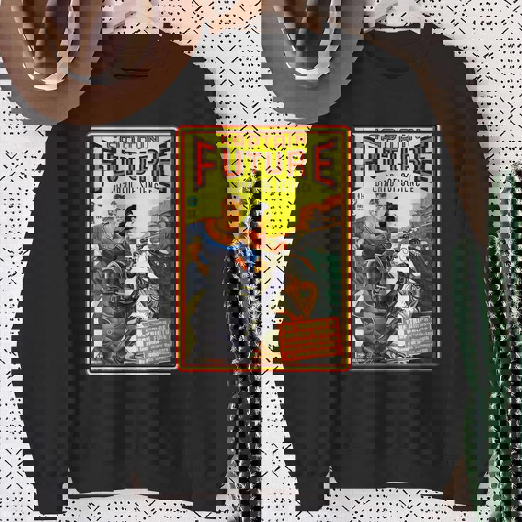 レトロヴィンテージキャプテンフューチャーコミックマガジン スウェットシャツ 年配の女性への贈り物