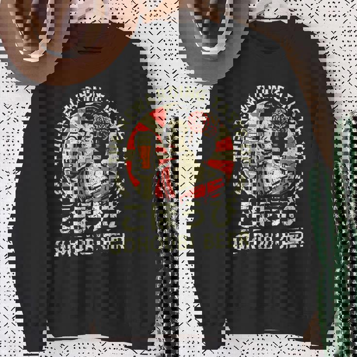 レトロ日本ビール 昭和ヴィンテージ 昭和 少女漢字 スウェットシャツ 年配の女性への贈り物