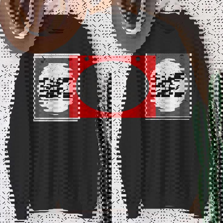 レトロ昭和タバコ 日本のひらがな シガレットショップサイン スウェットシャツ 年配の女性への贈り物