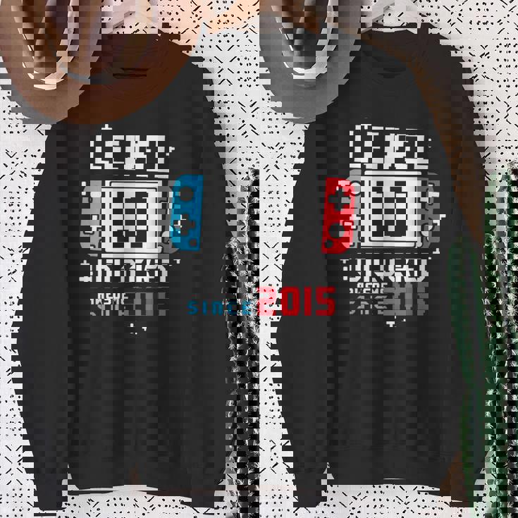 レベル 10 アンロック 面白い ビデオゲーマー 10Th スウェットシャツ 年配の女性への贈り物