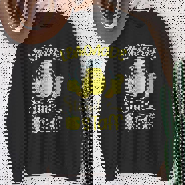 レモンジュース レモネードスタンド スタッフ レモン好き レモネードスタンド スウェットシャツ 年配の女性への贈り物