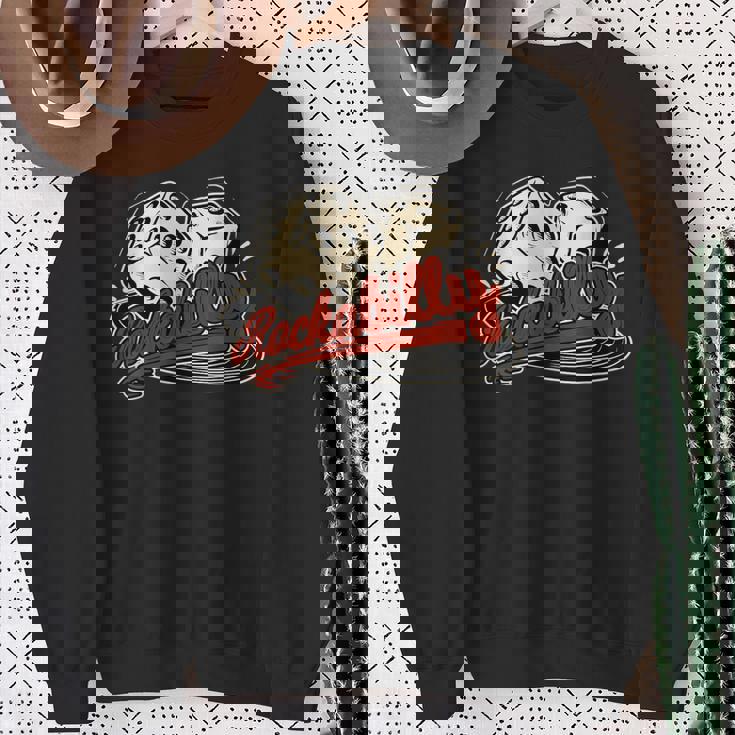 ロカビリーロックミュージックレトロキューブビニール1950sロッカー スウェットシャツ 年配の女性への贈り物