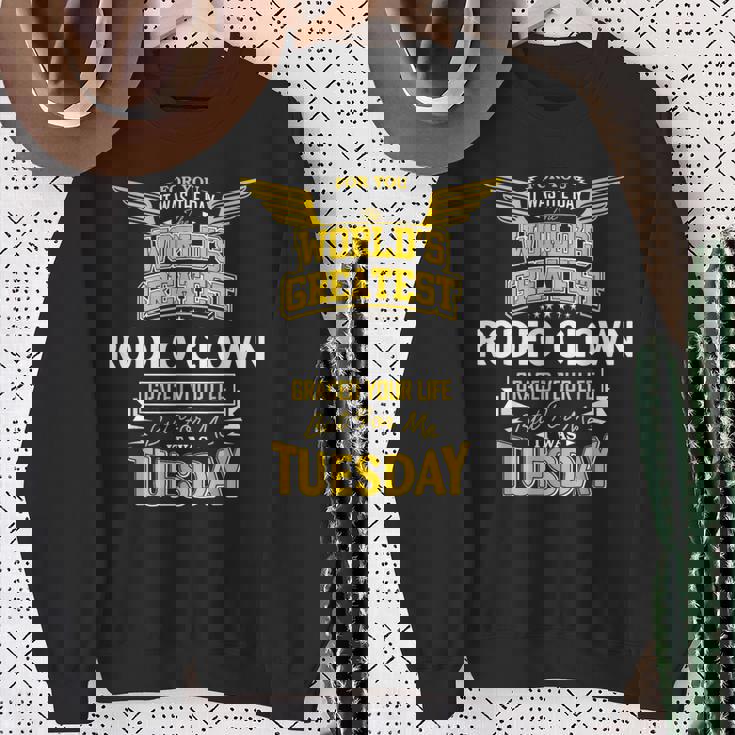 ロデオ・クラウン・アイディア・ファニー・ワールド・グレイテスト—ロデオ・クラウン スウェットシャツ 年配の女性への贈り物