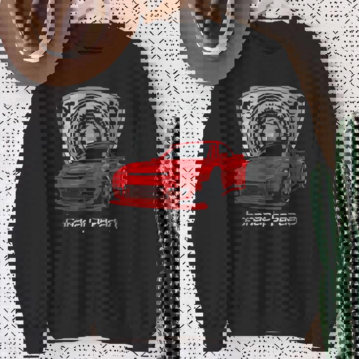 ロータリーエンジン 13B カーミート チューニング Rx ジャパン ローター ライフ Braaap スウェットシャツ 年配の女性への贈り物