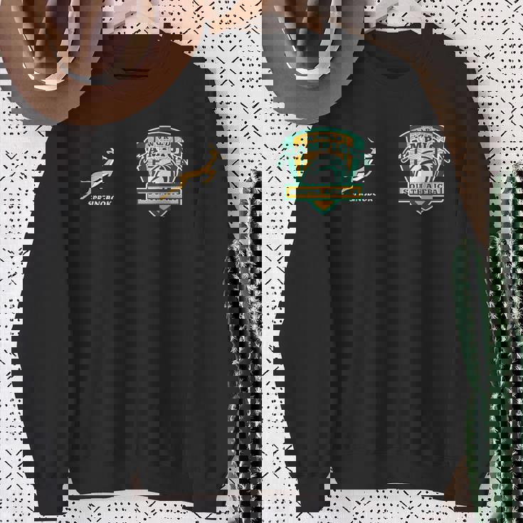 ワールドチャンピオンpringbok Bokke 南アフリカ ラグビー スウェットシャツ 年配の女性への贈り物