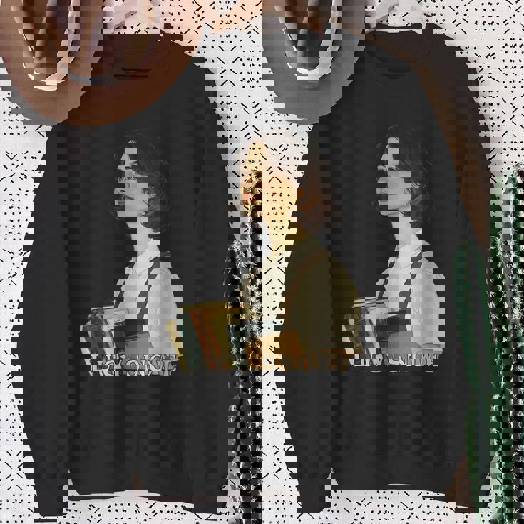 ヴィレット・シャーロット・ブロンテの古典心理小説 スウェットシャツ 年配の女性への贈り物