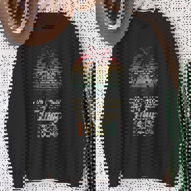 ヴィンテージ 1958年 誕生日 67歳 ヤシの木 レトロ スウェットシャツ 年配の女性への贈り物